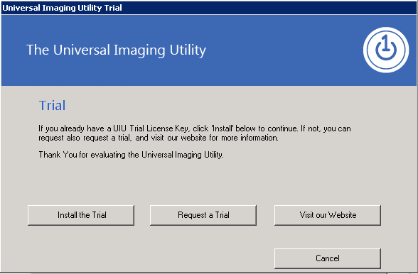 UIU SCCM need trial license key