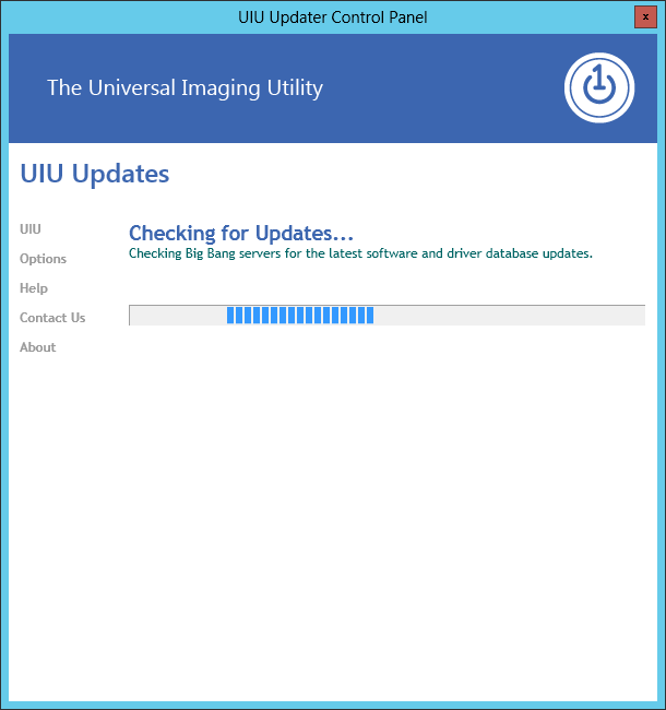 uiu checking for updates